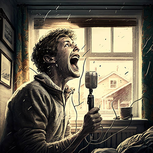 خوانندگی در منزل